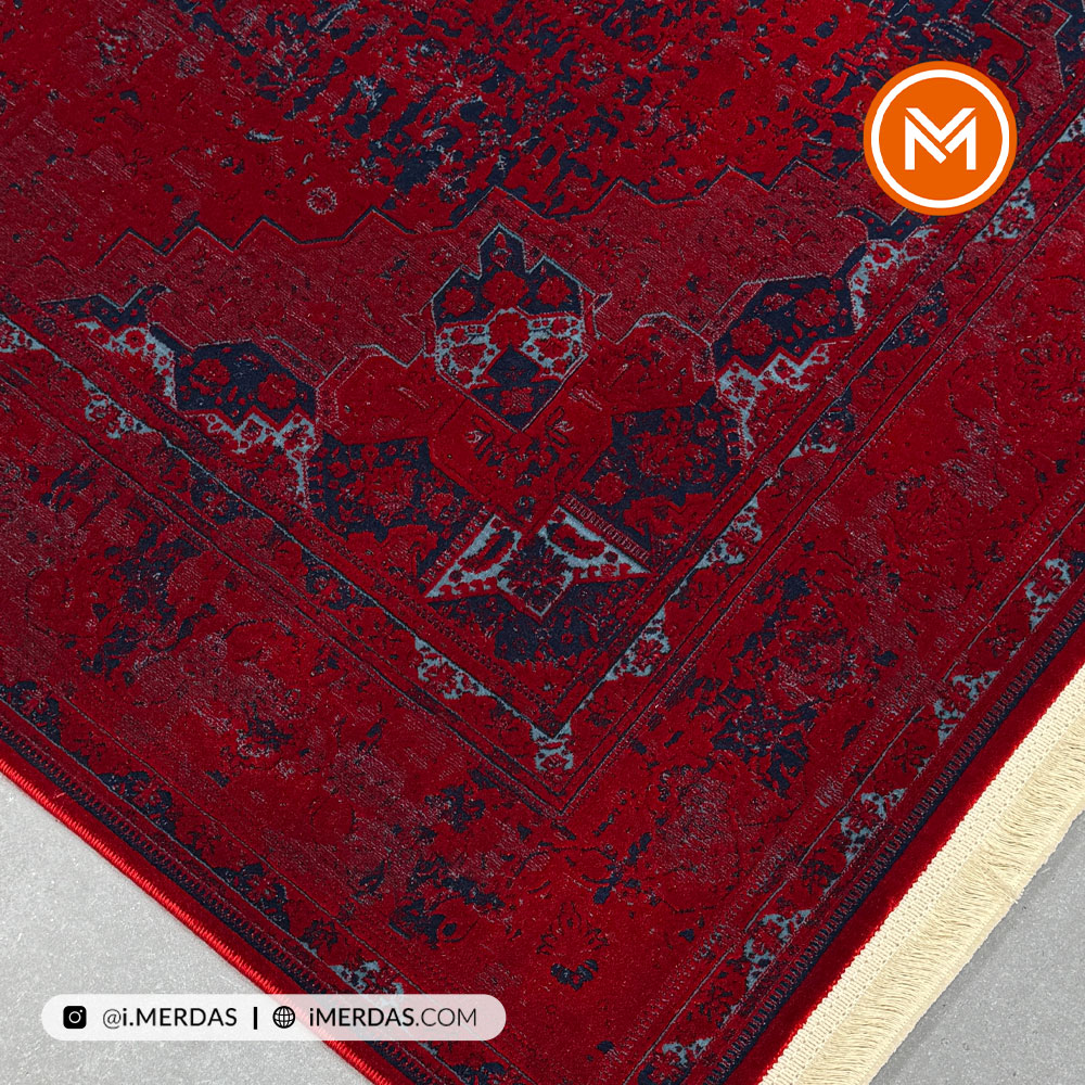 فرش گبه هرمس LS زمینه تمام رنگ